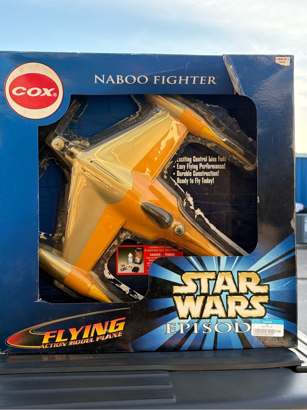 CO Naboo Fighter Action Plane - Yellow & Gold